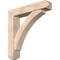 Ekena Millwork Thorton Craftsman Smooth Bracket w/ Offset Brace, Douglas Fir, 7 1/2"W x 38"D x 38"H BKT0806X38X38THR04SDF - alternate 1